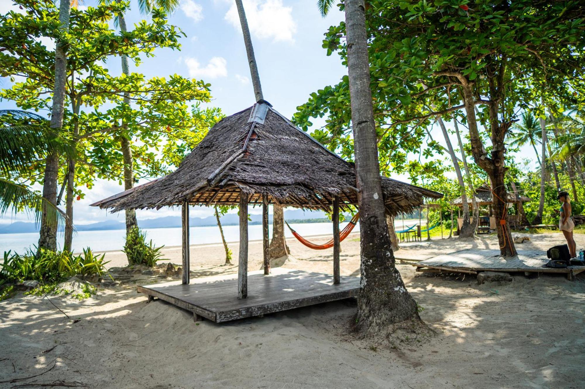 Amihan Beach Hostel San Vicente  Exteriör bild