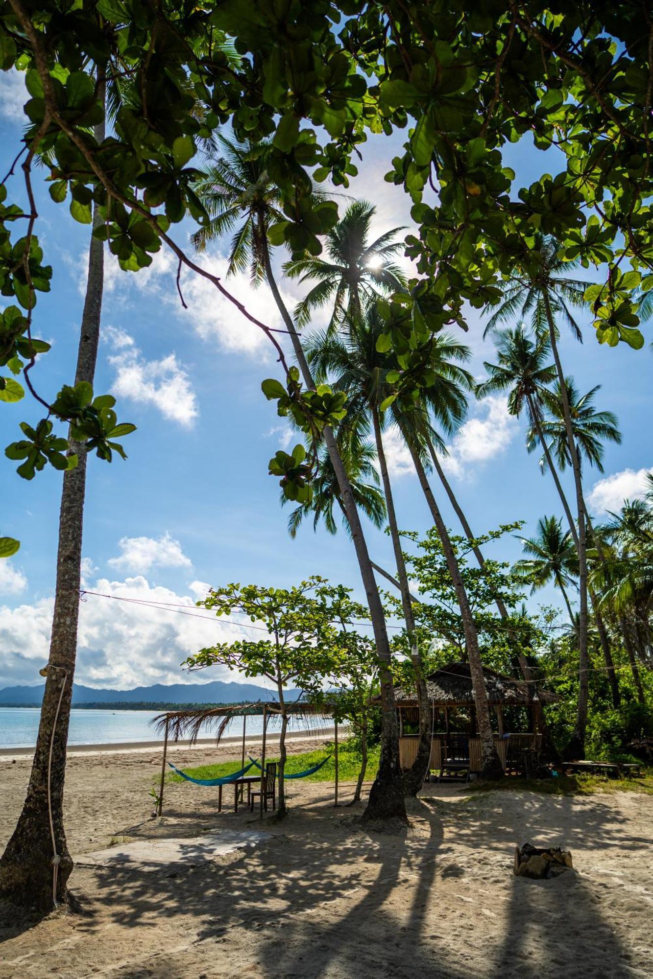 Amihan Beach Hostel San Vicente  Exteriör bild